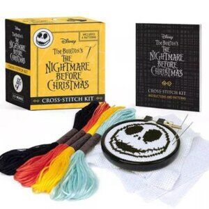 NWT Tim Burton’s The Nightmare Before Christmas Mini Cross-Stitch Kit